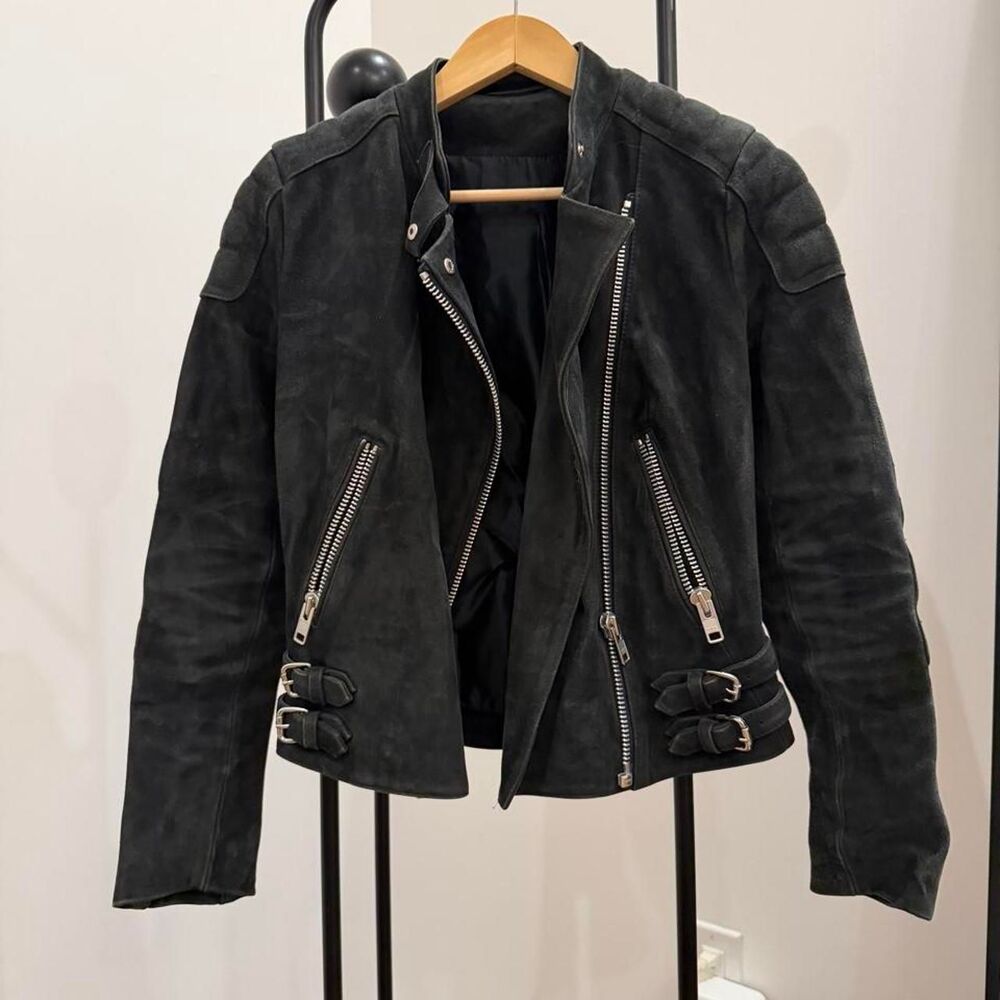 & Other Stories Suede leather Jacket